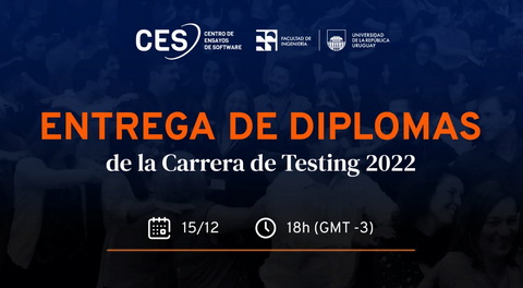 CES entrega de diplomas Carreras de Testing 2022 