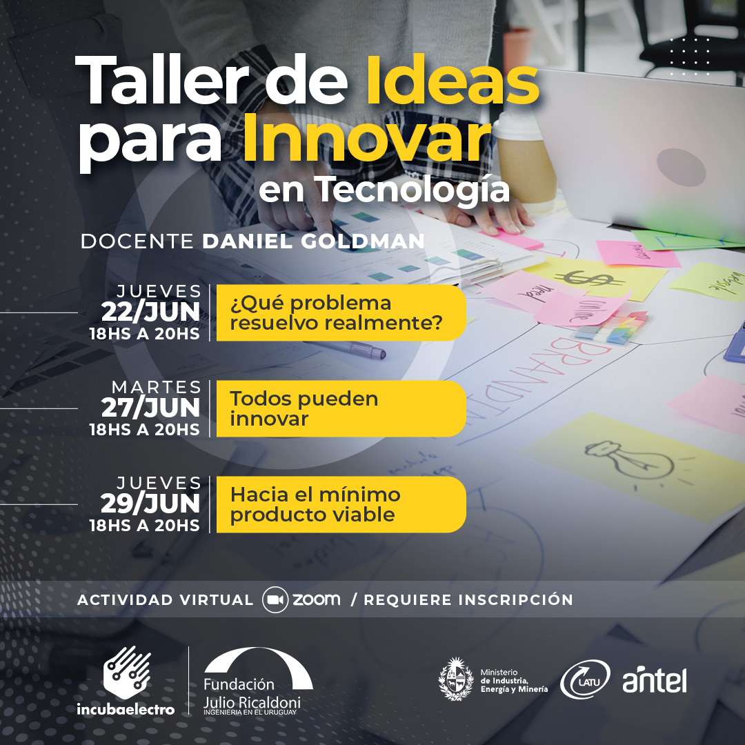 taller ideas para innovar en tecnología 2023 uruguay