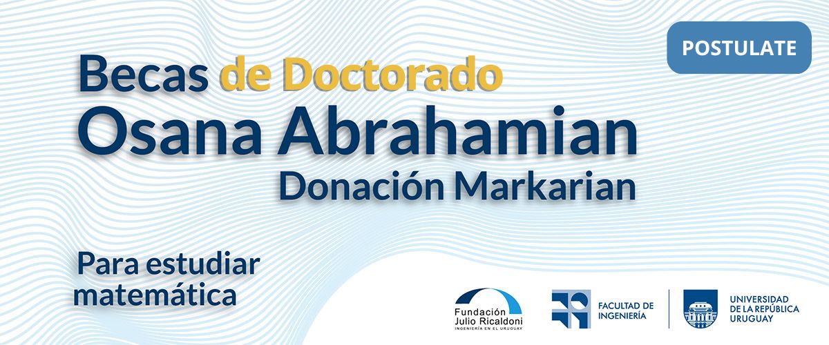 Convocatoria a becas de doctorado para estudiar matemática