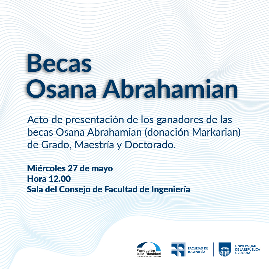 Becas Markarian Acto 27 mayo 2026