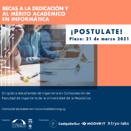 Becas a la dedicación y al mérito académico en informática